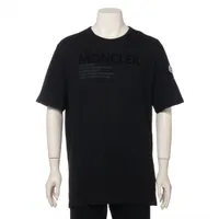 モンクレール コットン Tシャツ 21年 ブラック ＡＢランク