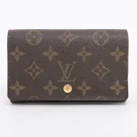 美品 ルイヴィトン モノグラム ポルトモネ ビエ トレゾール 808 LOUIS VUITTON ルイ・ヴィトン ポルトモネ・ビエトレゾール