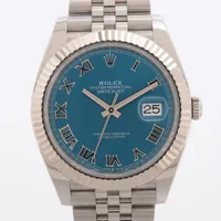 ロレックス デイトジャスト 126334 SS×WG AT 青文字盤