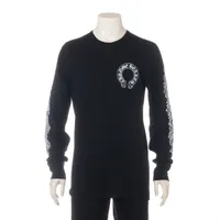 クロムハーツ コットン×ポリエステル ロングTシャツ Ａランク