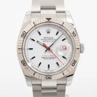 ロレックス デイトジャスト ターノグラフ 116264 SS×WG AT 白文字盤