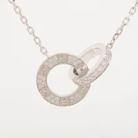 カルティエ ラブ オーバルシェイプ ダイヤ 750(WG)