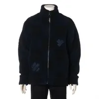 ヴィトン×NIGO ポリエステル ジャケット 22SS ブラック×ネイビー ＡＢランク