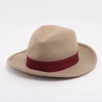 エルメス カシミヤ ハット ベージュ×ボルドー Ａランク