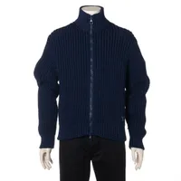 ヴィトン ポリエステル ニットジャケット 20AW ブルー ＡＢランク