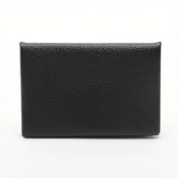 エルメス カルヴィ ヴォーエプソン ブラック シルバー金具 ＡＢランク
