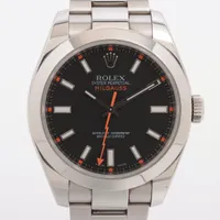 ロレックス ミルガウス 116400 SS AT 黒文字盤