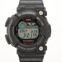 カシオ Gショック フロッグマン GWF-1000-1JF SS×ラバー ソーラー デジタル文字盤 Ａランク