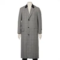 マルニ ウール×モヘヤ コート 22AW グレー ＡＢランク
