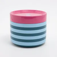 エルメス エポペ ラッカーウッド ボックス ブルー×ピンク Ａランク