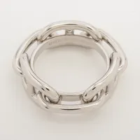 エルメス ルカデ シェーヌダンクル GP スカーフリング シルバー Ａランク