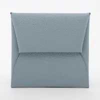 エルメス バスティア ヴォーエプソン グレー シルバー金具 ＡＢランク
