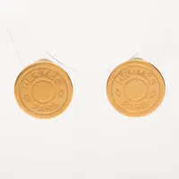 HERMES エルメス セリエ ピンブローチ 安全ピン ゴールド
