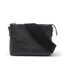 グッチ ジャンボGG レザー 2WAYショルダーバッグ ブラック ＡＢランク