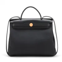 エルメス エールバッグジップPM トワルミリタリー×ヴァッシュハンター ブラック ゴールド金具 ＡＢランク