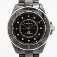 シャネル J12 H5702 SS×CE AT 黒文字盤