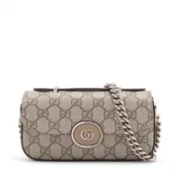 グッチ GGスプリーム 2WAYショルダーバッグ ベージュ Ａランク