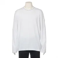 モンクレール コットン ロングTシャツ 21年 ホワイト ＡＢランク