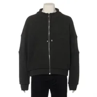 ヴィトン LVロゴ ウール ジャケット 25SS グリーン Ａランク