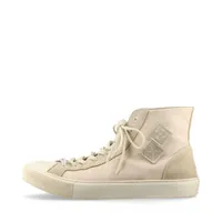 ヴィトン×フラグメントデザイン タトゥーライン スエード×キャンバス ハイカットスニーカー 18年 ベージュ