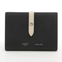 CELINE セリーヌ ミディアムストラップウォレット ブラウン