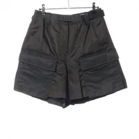 サカイ ポリエステル×ナイロン ショートパンツ 23年 カーキ ＡＢランク