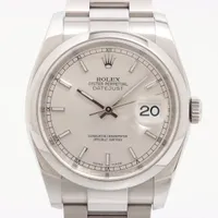 ロレックス デイトジャスト 116200 SS AT シルバー文字盤