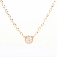 カルティエ ダムール SM ダイヤ 750(PG)