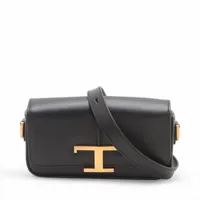 トッズ Tタイムレス レザー 2WAYショルダーバッグ ブラック ＡＢランク