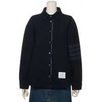 トムブラウン コットン シャツ ネイビー ＡＢランク