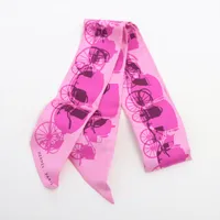 エルメス ツイリー シルク スカーフ ピンク ＡＢランク