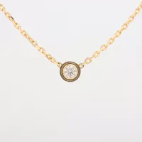 カルティエ ダムール XS ダイヤ ネックレス 750(PG) Aランクの