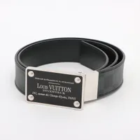 ルイ・ヴィトン サンチュールアンヴァントゥール M9677 PVC×レザー