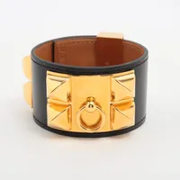楽天市場】エルメス HERMES ブレスレット レザー/メタル