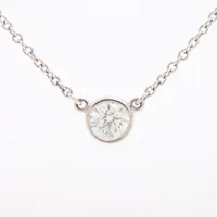 ティファニー バイザヤード 1P ダイヤ Pt950