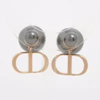 ディオール Dior Tribales  ディオール トライバル GP×フェイクパール ピアス(両耳用) カッパー ＡＢランク