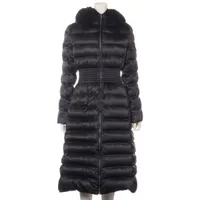 プラダ トライアングルロゴ ナイロン ダウンコート 20AW ブラック Ａランク