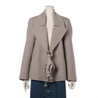 MM6 ウール×ポリエステル ジャケット 19AW ベージュ ＡＢランク