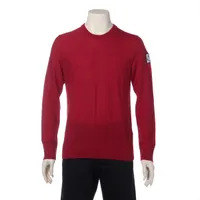 モンクレールガムブルー MAGLIONE ウール ニット 15年 レッド