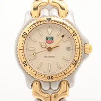 タグホイヤー プロフェッショナル200 SS×GP QZ アイボリー文字盤