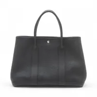 エルメス ガーデンパーティ36 PM トワルアッシュ ブラック シルバー