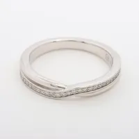 ハリーウィンストン ワンロウパヴェ バンド ダイヤ リング Pt950 AB