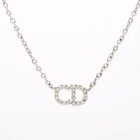 ［美品］現行　ディオール　CLAIR D LUNE ラインストーン　ブローチ 美品］現行ディオールCLAIR D LUNE ラインストーンブローチ