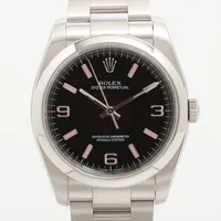 ロレックス オイスターパーペチュアル 116000 SS AT 黒文字盤 ＡＢランク
