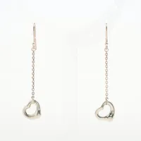 ティファニー オープンハート 925 ピアス(両耳用) シルバー