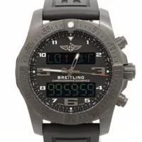 ブライトリング エクゾスペース VB5510H1/BE45 Ti×ラバー QZ デジタル文字盤 ＡＢランク