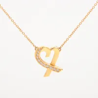 ティファニー ラビングハート ダイヤ 750(YG)