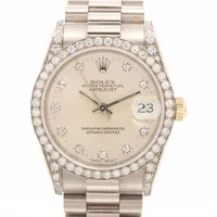 ロレックス デイトジャスト 68159G WG AT シルバー文字盤