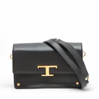 トッズ Tタイムレス レザー 2WAYショルダーバッグ ブラック ＡＢランク