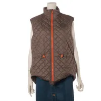 エルメス ポリエステル ベスト 24SS ブラウン ＡＢランク